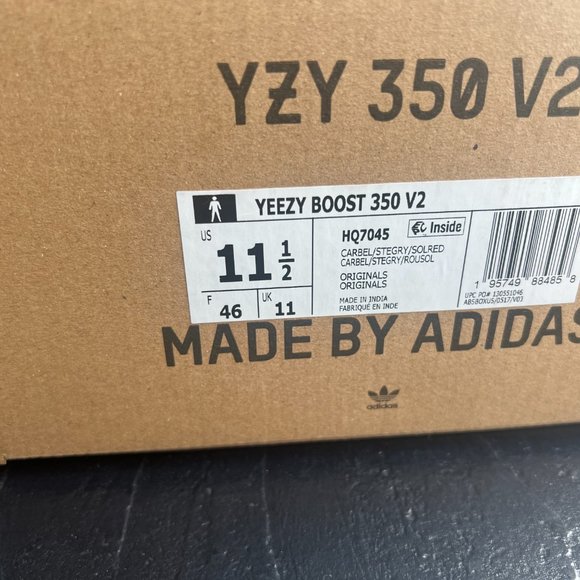 adidas Yeezy Boost 350 V2 Low Carbon Beluga SZ 11.5 main image 5